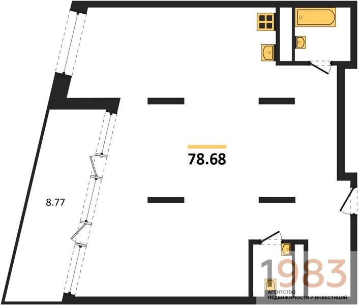 Квартира 2-комнатная квартира