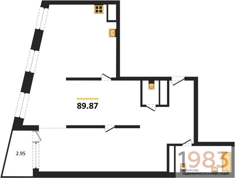 Квартира 2-комнатная квартира