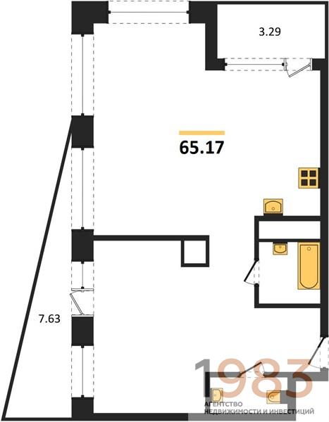 Квартира 2-комнатная квартира