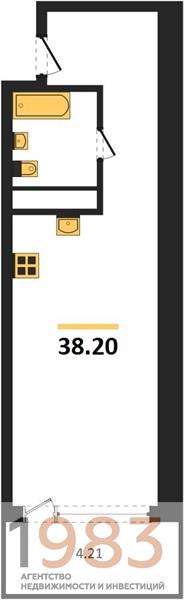 Квартира Студия