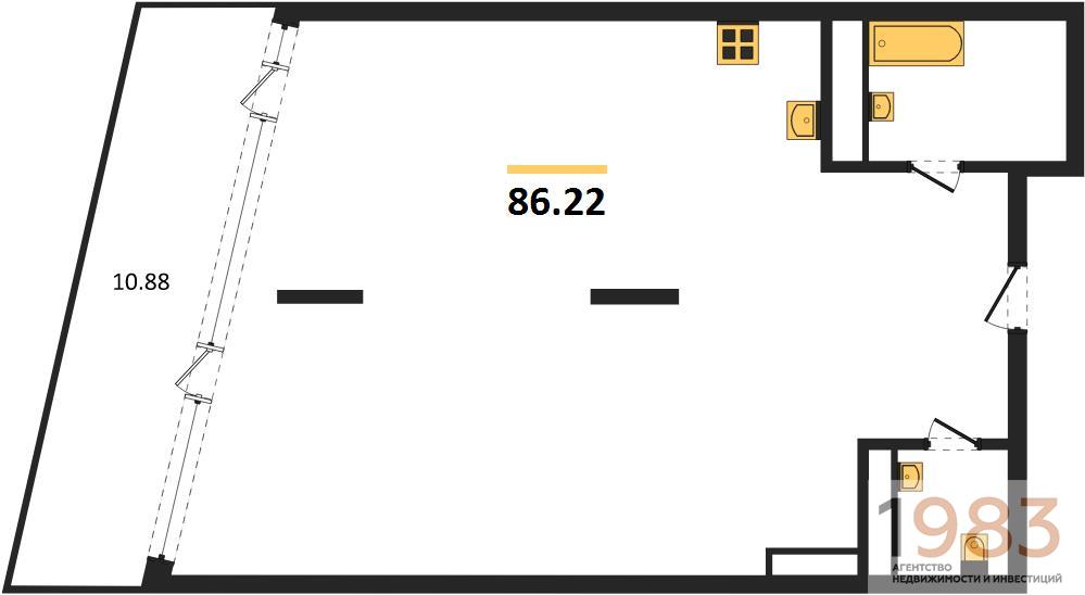 Квартира 1-комнатная квартира