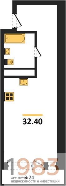 Квартира Студия
