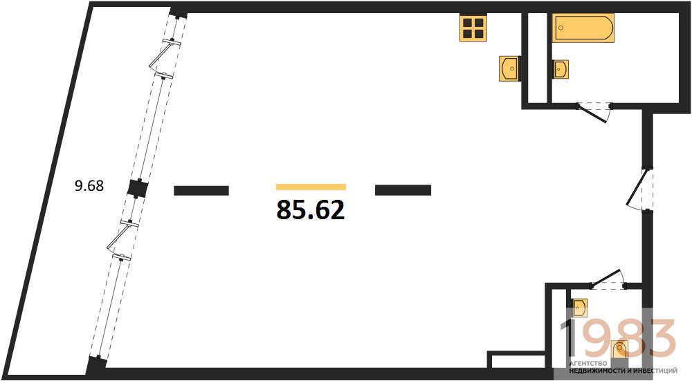 Квартира 1-комнатная квартира