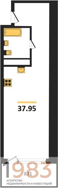 Квартира Студия