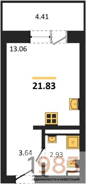 Квартира Студия