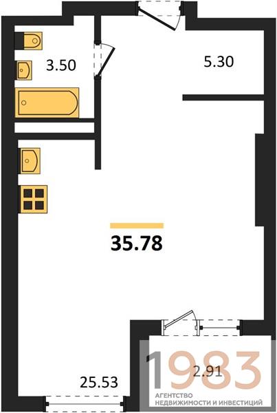 Квартира Студия
