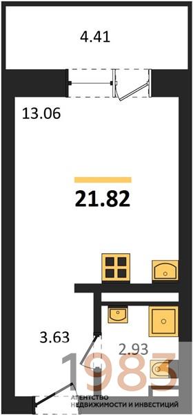 Квартира Студия