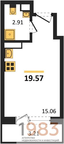 Квартира Студия