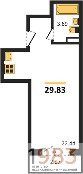 Квартира Студия