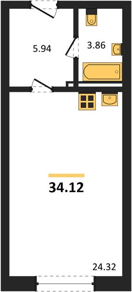 Квартира Студия