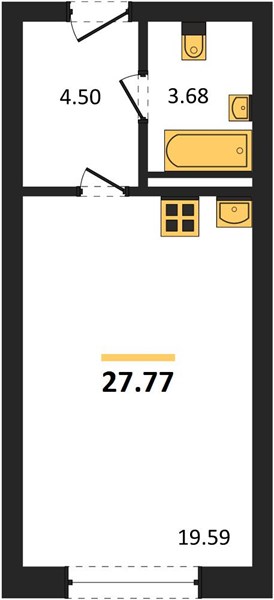 Квартира Студия