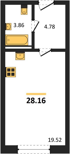 Квартира Студия