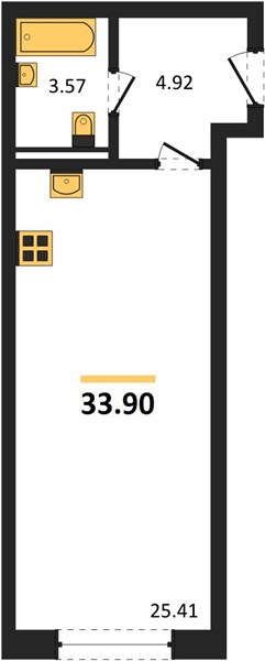 Квартира Студия