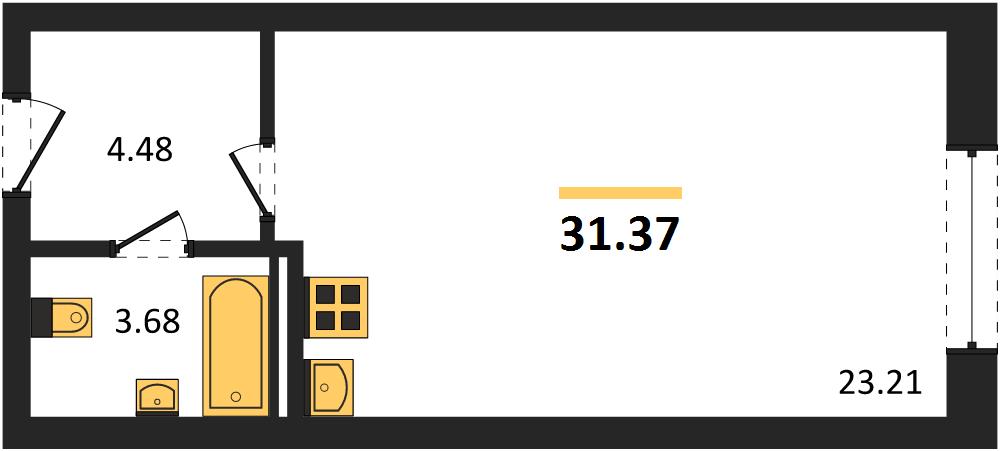 Квартира Студия