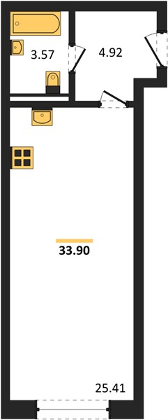 Квартира Студия
