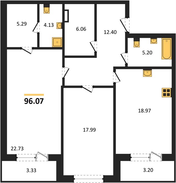 Квартира 2-комнатная квартира