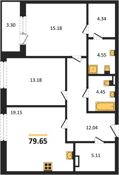 Квартира 2-комнатная квартира