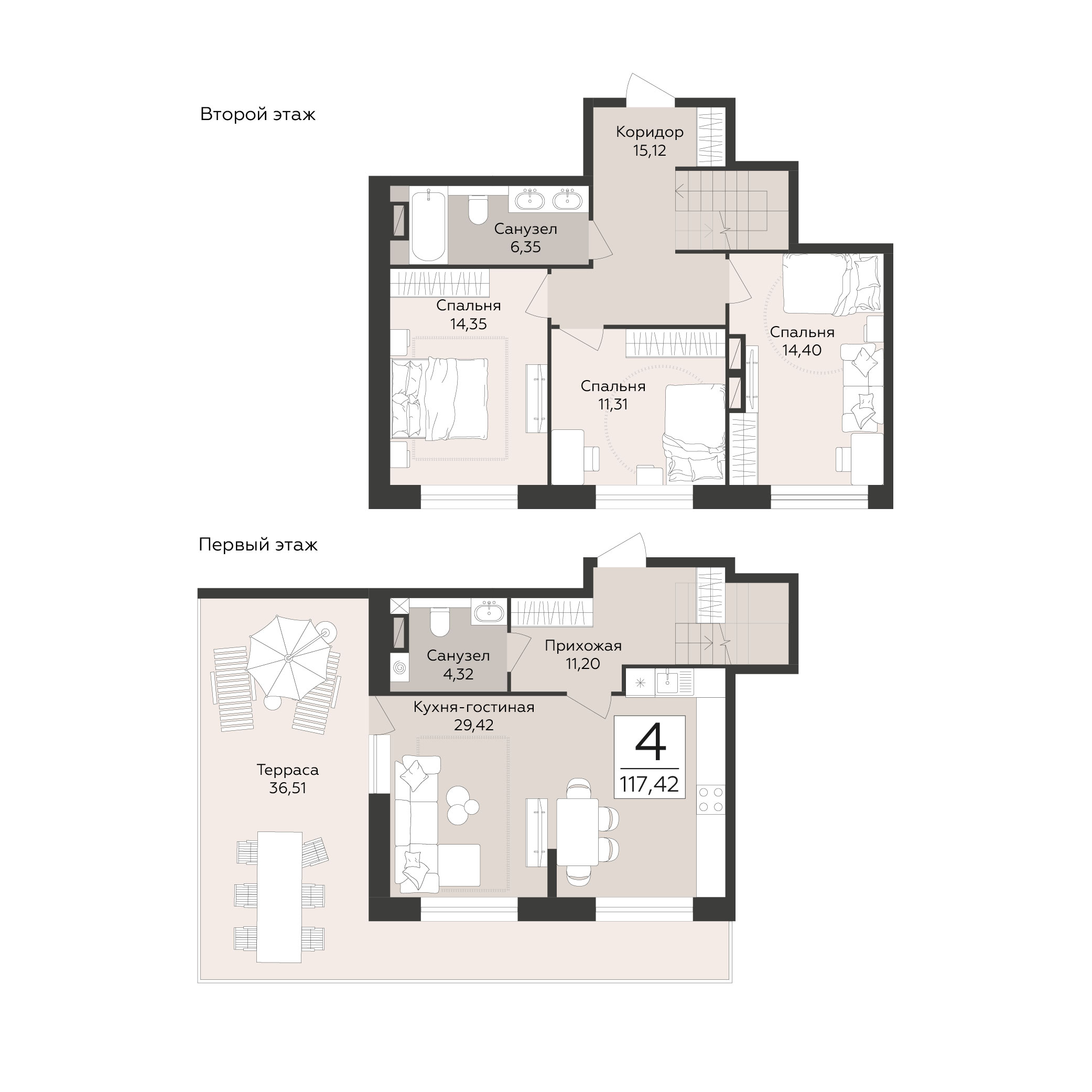 Квартира 4-комнатная квартира