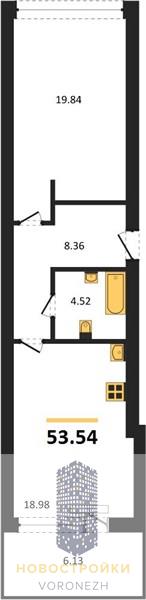 Квартира 1-комнатная квартира